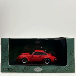 EBBRO 1/43 PORSCHE 911 Turbo Red 1978年 エブロ ポルシェ ターボ レッド ミニカー モデルカー　930型