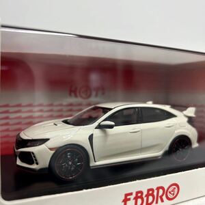 EBBRO 1/43 HONDA CIVIC TYPE R 2017年 Championship White エブロ ホンダ シビック タイプR FK8 チャンピオンシップホワイト ミニカー