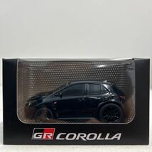 トヨタ TOYOTA 新型GRカローラ GR COROLLA 非売品 カラーサンプル ミニカー プルバックカー プレシャスブラックパール　ディーラー_画像1