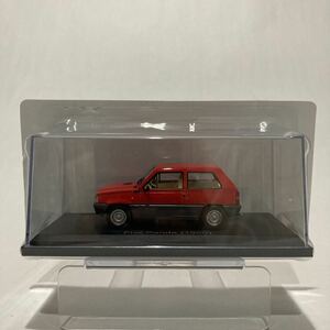 アシェット 国産名車コレクション 1/43 Fiat Panda 1980年 フィアット パンダ レッド 旧車 ミニカー モデルカー