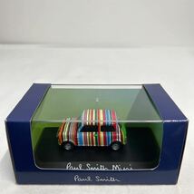 Paul Smith 特注 1/43 MIMI Cooper ポールスミス ミニクーパー マルチカラーストライプ 旧車 ミニカー モデルカー GB_画像2