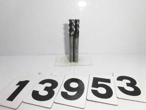 13953 Φ6-6-14-55位(R0.5) OSG 超硬エンドミル 2本セット 美品