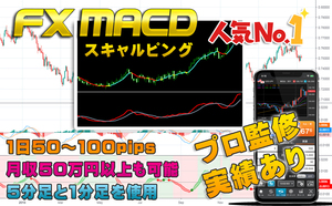 FX MACD スキャルピング 【究極のトレードシステム】 サインツール シグナルツール 必勝法 デイトレード 手法 投資法 トレンド テクニック