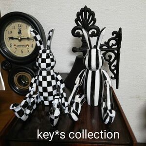 key*s collection★ラビット★ペア★ウサギ★オブジェ