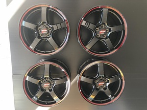 中古　RMPレーシング R50　17×7.0J 100-5H +48 ハブ径67mm　 86，プリウス等にオススメ！