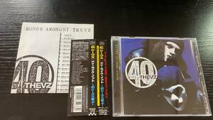 40 THEVZ Honor Amongst Thevz 国内盤CD ギャングスタラップ g-funk hiphop