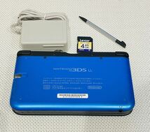 ニンテンドー3DS LL ブルーブラック　本体動作品　送料無料　Nintendo 3DS 任天堂 付属品付き_画像2