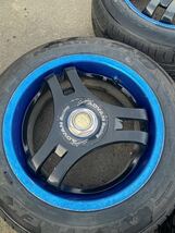 YOKOHAMA SUPER ADVAN Racing スーパーアドバンレーシング SA3R 16インチ 7J +45　タイヤ付き　195/60/R16　PCD 114.3　4穴 　_画像4