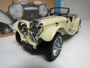 Jaguar 1/24 ジャガー SS-100 スポーツカー初代冠した ロードスター ブリティシュ GB フランクリンミント製 当時物 英国名車 美品 E-Type