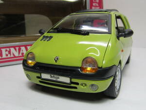  RENAULT TWINGO 1/18 ルノー トゥインゴ 1992-2007 初代 仏車 未展示品 アンソン ANSON製 フランス名車 コンパクトカー サンルーフ