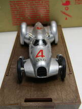 Auto Union 1/43 アウトウニオン ヴァーゲン 1937 Tipo B アウディ 当時 スピードトップレコード Made in Italy イタリア製 当時物_画像3