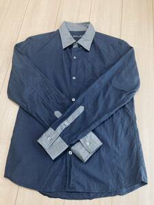  Lounge Lizard beautiful goods navy long sleeve shirt size 3(M) clean . dress shirt 