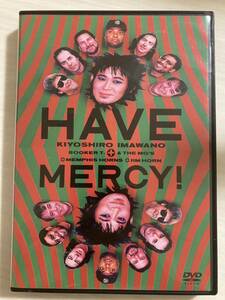 忌野清志郎 BOOKER T. THE MG'S HAVE MERCY! [DVD] スティーブクロッパー