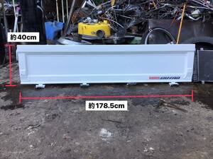  Hino Dutro wide for approximately 178.5cm rear flap original white small scratch equipped H 231025 ④ same day shipping possible Yahoo auc 185×45×9