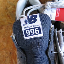 28.5cm USA製 M996NAV スエード ニューバランス New Balance US10.5 レザー アメリカ製 991 992 993 1300 復刻モデル NAVY ネイビー_画像8