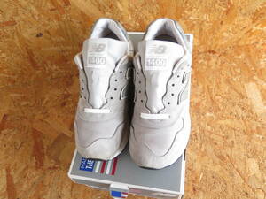 23cm USA製 M1400JGY オールスエード ニューバランス New Balance US5 レザー アメリカ製 991 992 993 1300 復刻モデル GRAY グレー