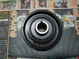 O20 Daihatsu Mira TR-XX JB-JL engine crank pulley 5MT 5 speed L502 L512 L602a Van tsa-toR R4 X2 turbo inspection : crankshaft 