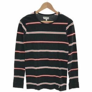 BANKS JOURNAL バンクス ジャーナル ロングスリーブボーダーTシャツ ブラック XS ITI7B29MQ4CM