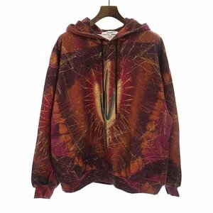 SALUTE サルーテ Cactus Printer Hoodie プルオーバースウェットパーカー レッド サイズ:L メンズ IT4HITR86H0W