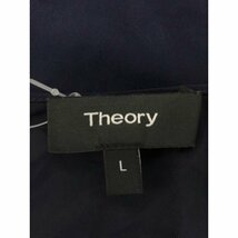 theory セオリー Slip Slip Twill タンクトップ ネイビー サイズ:L レディース ITFYYUEXXXTW_画像3