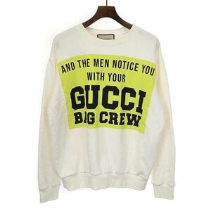 GUCCI Gucci 22SS 100 anniversary commemoration принт тренировочный футболка белый размер :XS женский ITFO5ZF13LIQ