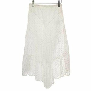 ISABEL MARANT ETOILE イザベルマランエトワール 21SS TABNA コットンボイル ティアードミディスカート ホワイト サイズ:34 ITHYFZKB7J2Q