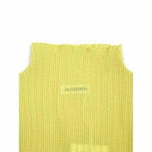 JIL SANDER ジルサンダー 20SS Ribbed jersey top ハイネックリブニットプルオーバー イエロー サイズ:S レディース ITCD97862M18_画像4