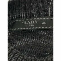 PRADA プラダ ウールローゲージニットセーター グレー サイズ:46 メンズ ITPHWD3YA0QS_画像3