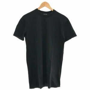 DAMIR DOMA ダミールドーマ リブネックロングTシャツ ブラック サイズ:44 メンズ ITIXBQNYIU7O