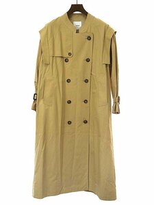 CLANE クラネ 22SS 2WAY SQUARE SLEEVE TRENCH COAT トレンチコート ベージュ 1 ITQQ8SLPKA42