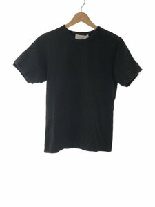 masao shimizu マサオ シミズ コットンクルーネックラインTシャツ ブラック 1 IT80MWRQFX4G