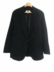 MM6 M M Schic s19SS хлопок 1B tailored jacket черный 38 ITE7EE675RVA