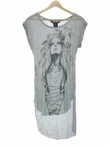 THOMAS WYLDE トーマス ワイルド ラインストーン装飾プリントTシャツ グレー S IT952U3U691I_画像1