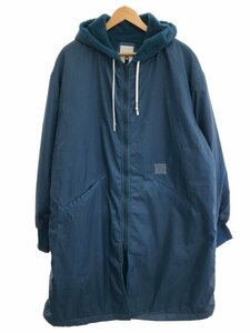 S.F.C Stripes For Creative エスエフシー 22AW BENCH COAT ナイロンボアベンチコート ブルー L ITMV3I5CV273