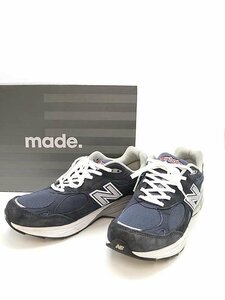 NEW BALANCE ニューバランス M990NB3 スニーカー ネイビー 27.5cm IT5LT1XNZXF6