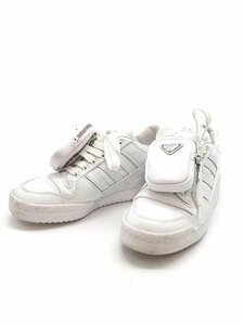 PRADA×adidas プラダ アディダス Re-Nylon Forum Low スニーカー ホワイト 23.5cm ITFUZWZI0S1E