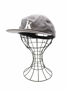 KITH NYC キスニューヨークシティ 22SS セリフKスナップバックキャップ グレー F ITTPIP7Q4YIU