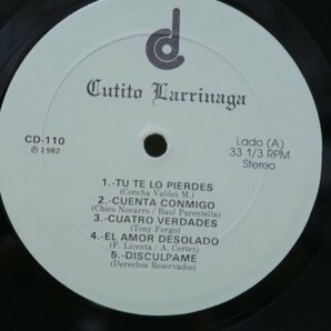 LP★CUTITO LARRINAGA / S.T. (MELLOW LATIN ラテン/パナマ盤)の画像3