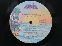 LP★ADALBERTO SANTIAGO / CALIDAD (FANIA/LATIN/SALSA サルサ名盤!/シュリンク/US盤)_画像3