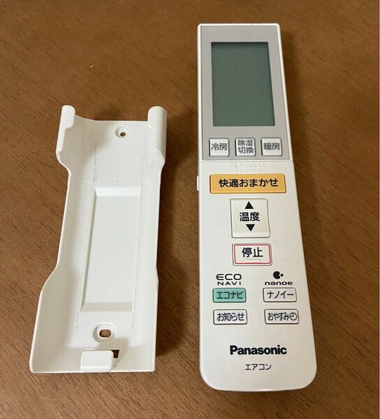 パナソニックエアコンリモコン Panasonic A75C3682 / CS-221CXR(2010年製)用リモコン ホルダー付き