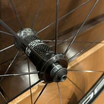 Campagnolo BORA ULTRA 35 カンパニョーロ　ボーラーウルトラ35 カーボン チューブラー ホイールセット シマノ12/11S cs-R8000 11-28_画像8