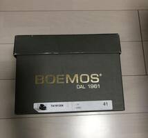 定価40700円 新品 BOEMOS ウイングチップ レザー シューズ TA191304 ボエモス 41_画像6