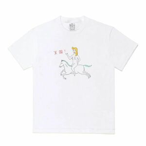 新品 WACKO MARIA 23SS CREW NECK T-SHIRT -TYPE 2 世界平和プロジェクト プリント Tシャツ 23SS-WMT-TEE02 ワコマリア XXL