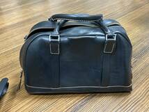 USA製　ボストンバッグLAULOM by CORONADO LEATHER[ローロムbyコロナドレザー] CHROMEXCEL GYM BAG #20 クロムエクセル black _画像2