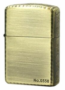 Zippo ジッポライター 3ER-SKULL (A）Antique Brass