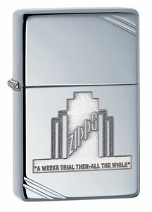 Zippo ジッポライター A Week’s Trial Then-All the While 28451 メール便可