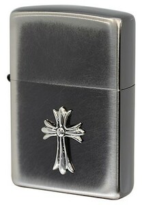 Zippo ジッポライター ユーズドメタル NiB クロス メール便可