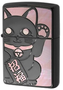 Zippo ジッポライター SHELL LUCKY CAT シェル ラッキーキャット 1201S686 BK