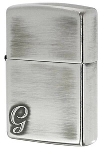 Zippo ジッポライター The alphabet アルファベット G 80015 メール便可