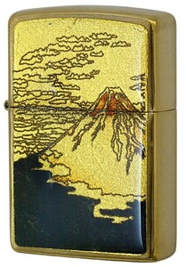 Zippo ジッポライター 金箔エポ Gold leaf 富士 メール便可